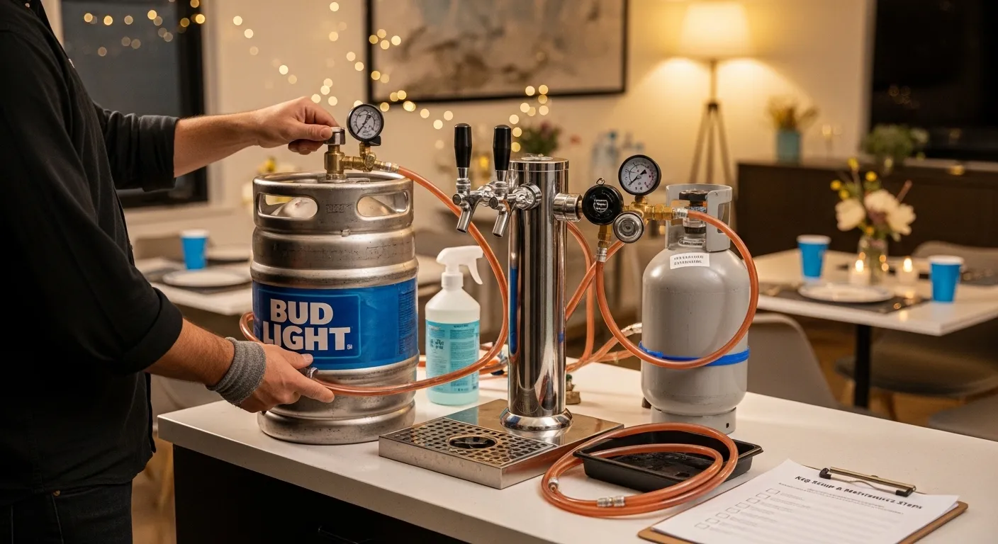 Bud Light Keg Ultimate  Party Planning and Maintenance Guide.