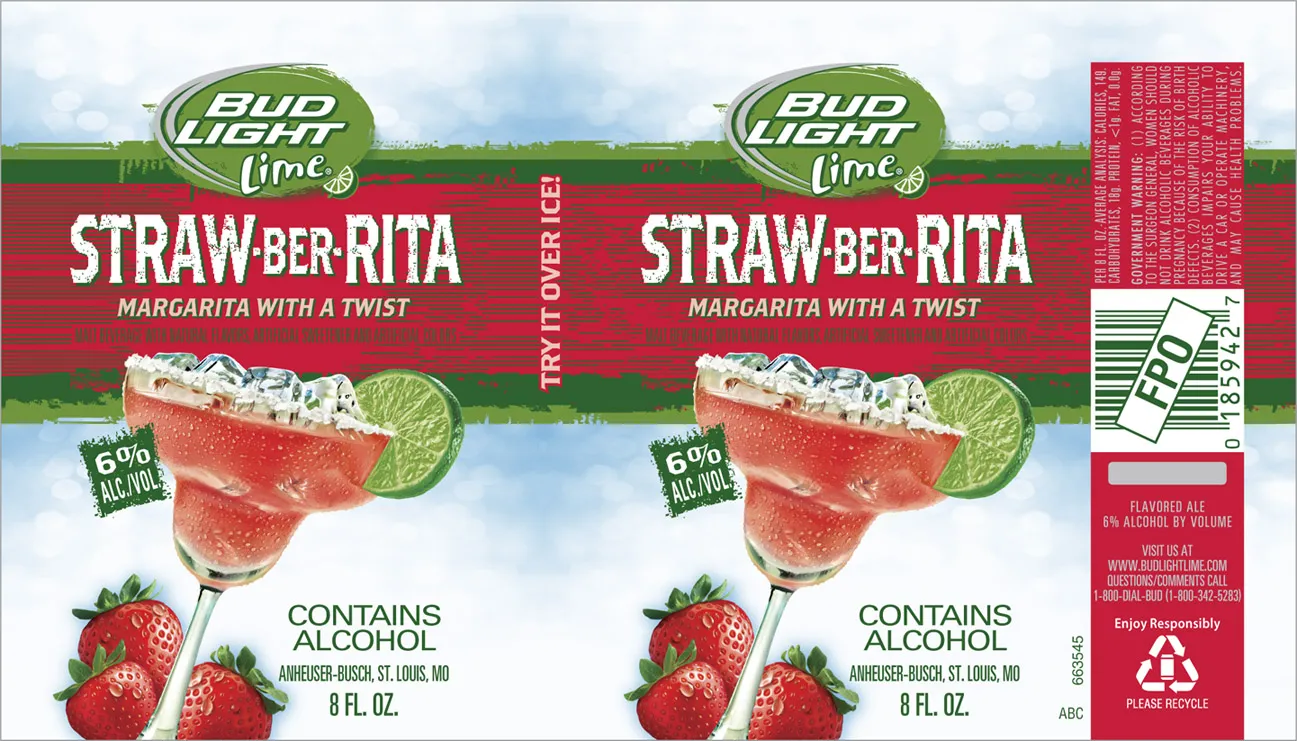 Bud Light Straw-Ber-Rita – The Summertime Refresher.