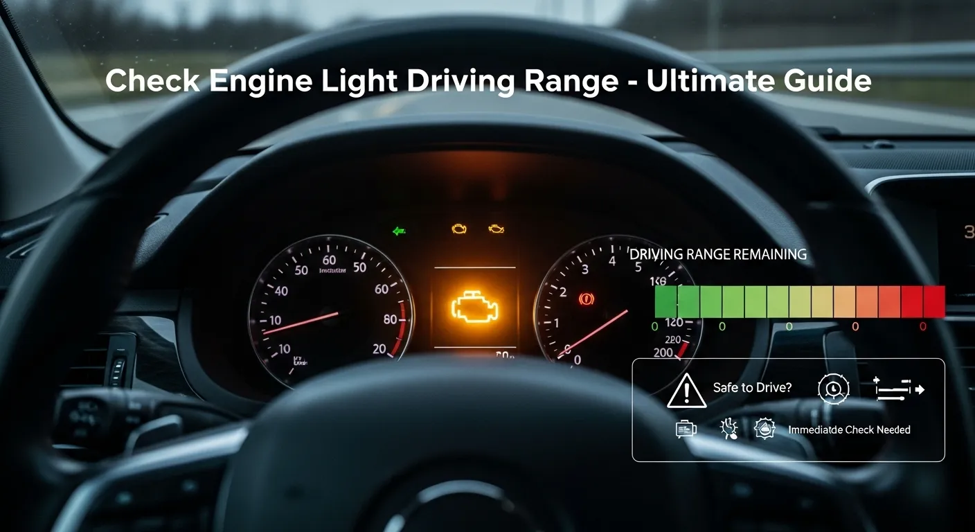What is the Check Engine Light Driving Range? The Ultimate  diagnostics guide.