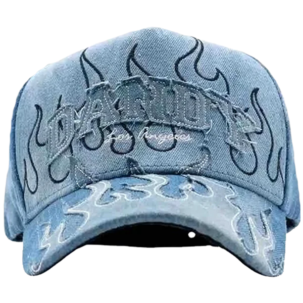 IMG-1514_dc7cf4b7-8314-46fa-b202-de4784f01136.webp Dandy Denim Blue Los Angeles Hat - Image 1