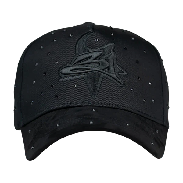 LA-Crystals-Black-Thirty-One-Hat.webp LA Crystals Black Thirty One Hat - Image 1